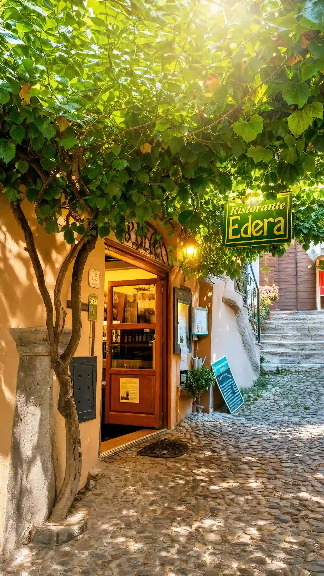 Il ristorante in passato